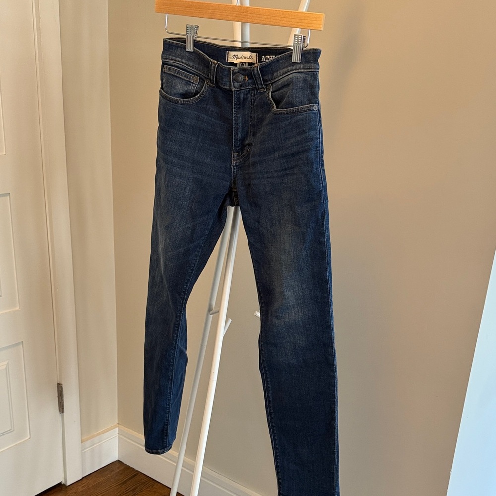 Madewell Men's Deep Blue Skinny Jeans